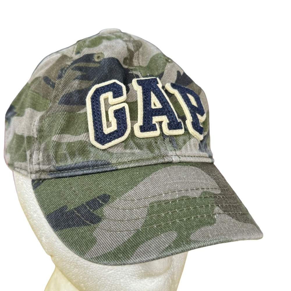 Gap Baby green camouflage stretch hat